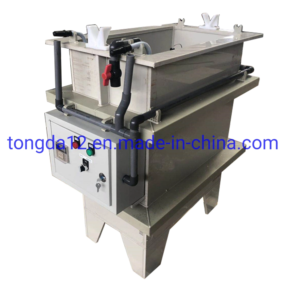 Tongda11 OEM Plating Machine Rack Plating Equipment Chemical PP PVC Ss Industrial Water Sewage Tank for Electroplating Copper Zinc Electroplating Line