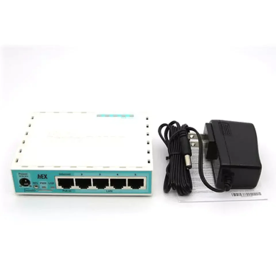 جهاز توجيه Mikrotik Gigabit 5g WiFi Mini Home 5-Port Soft التوجيه Rb750gr3