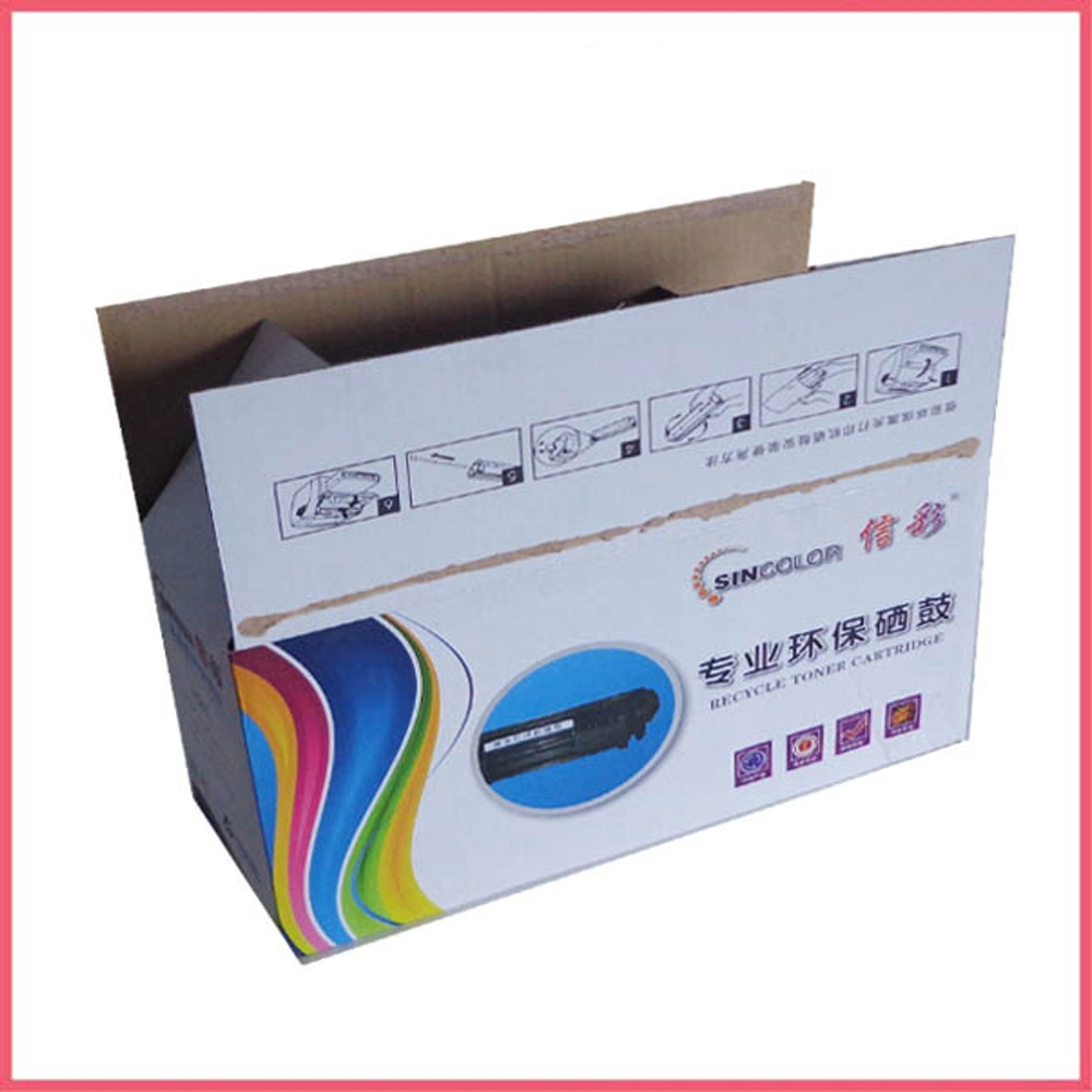 Carton ondulé externe en carton double paroi à impression couleur personnalisée Expédition