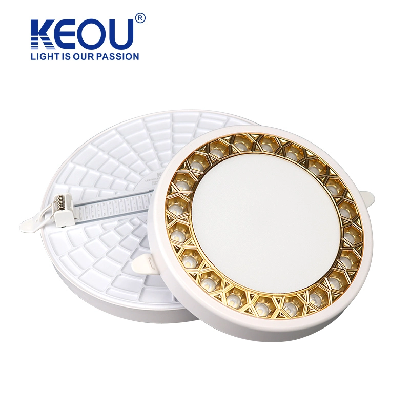 Electroplating 24W Recessed Open Hole Gold All in One Light LED Light Sopt Downlight Ceiling Light