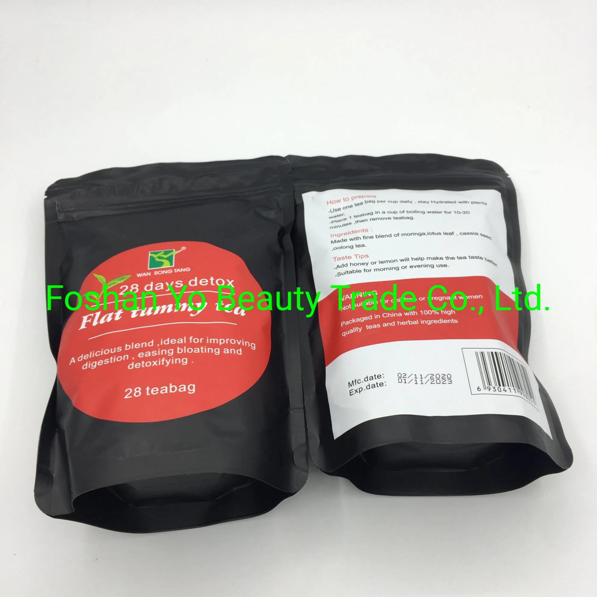 OEM Private Label Chinese No Side Effect Slimming Black Tea for Lost Weight