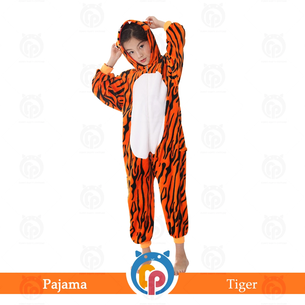 Nuevo diseño animal tigre franela Cosplay dormir