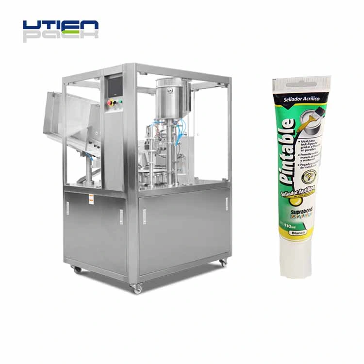Auto Chemical Glue Tube Sealing Packing Machine with Ultrasonic Welding