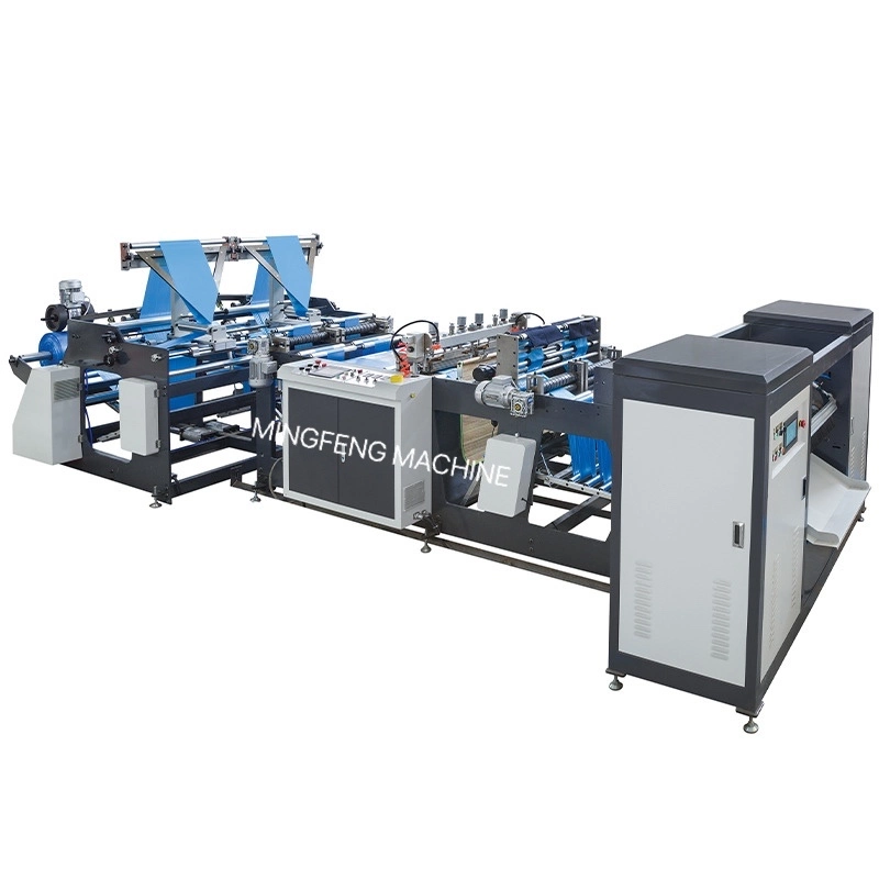 Automatic High Speed Double Layer 2 Line Plastic Rolled Garbage Bag Making Machine