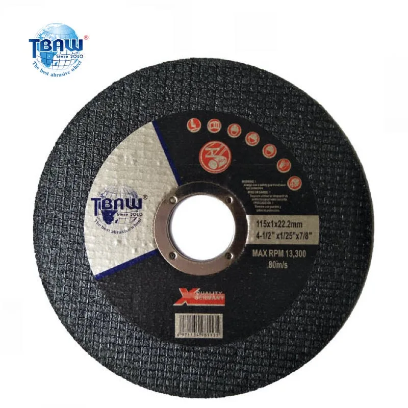 Hot Sale Original Factory 115X1.0X22.2mm Economic Cutting and Grinding Disc Abrasive Cutting Wheel