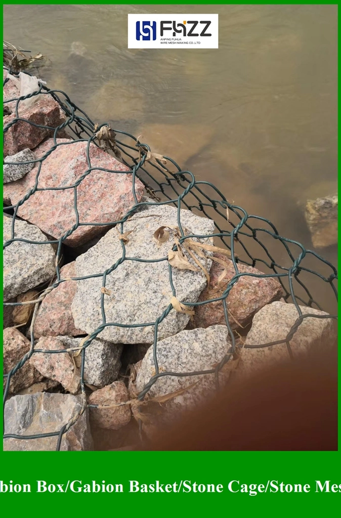 Professional Chain Ring Hexagonal Twist Wire Mesh Gabion Mattress