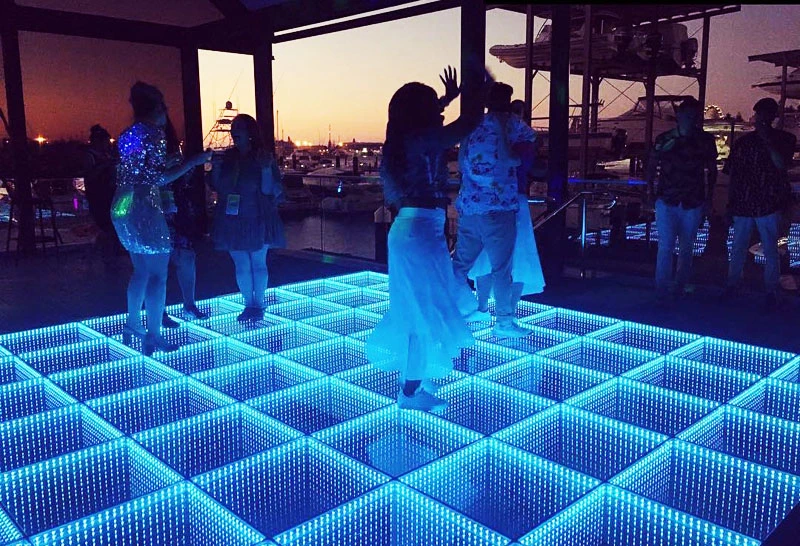 Best Selling Event Decor Infinity Mirror 3D LED Dance Floor