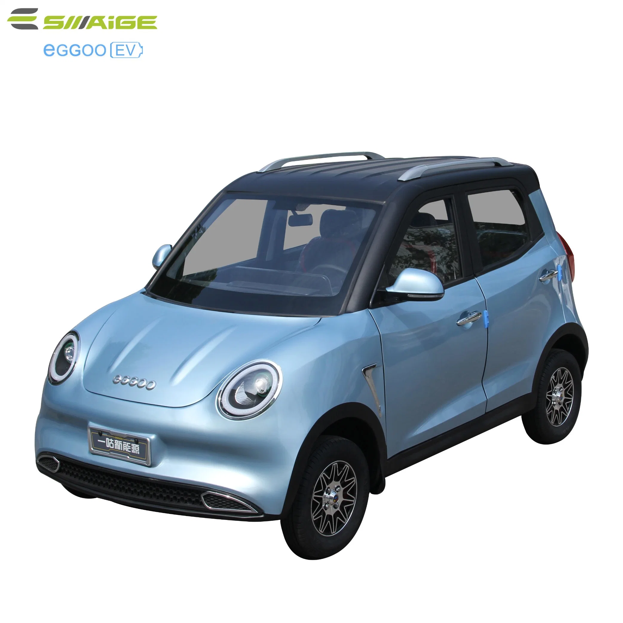 Saige 3000W de lujo a 45 km/h con aire condición y cámara trasera 60V100AH Pantalla de LED Coche eléctrico