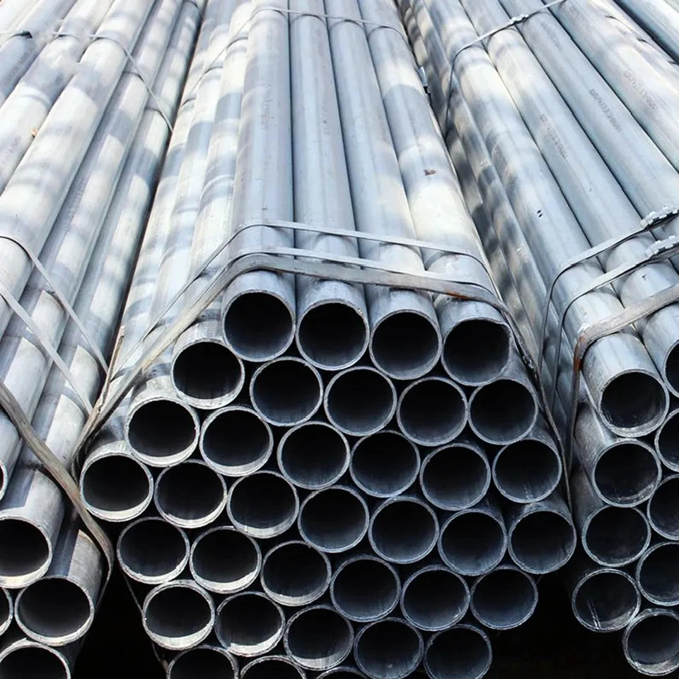 ASTM A135 Red Black Galvanized Grooved Ends Steel Pipe for Trench Connecting