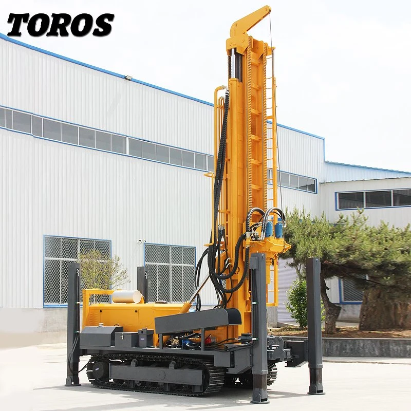 Factory Price Hydraulic 1000 Meter Deep Water Well Drilling Rig Made in China Saels