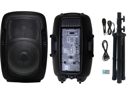 15inch Portable Active Waterproof Bluetooth Speaker Loudspeaker with Echo Function