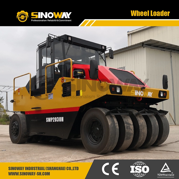 Mini Small Static Wheel Tyre Road Roller Price Heavy 10 Ton 20 Ton 26 Ton Hydraulic Rubber Pneumatic Soil Compactor for Asphalt Pavement Compaction