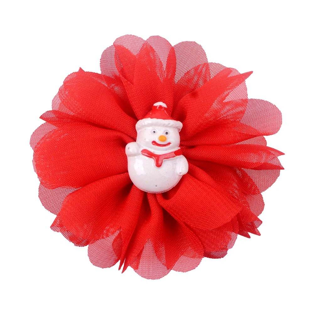 Christmas Series Fabric Flower Accessories DIY Shoes and Hats Clothing Accessories Stocks
