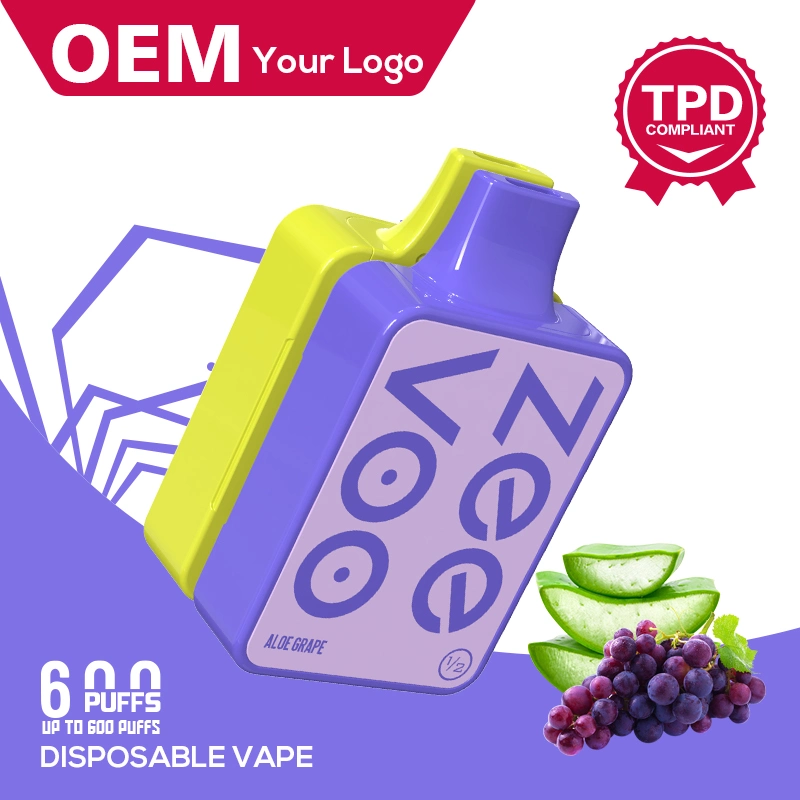 Nuevo Mini 600 Puff VAPE E E-cigarrillos desechable VAPE Pod con Servicio OEM