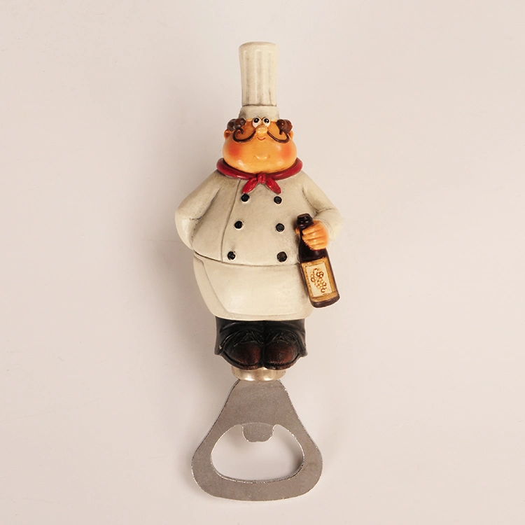 Custom Chef Beer Bottle Opener Tableware Dinnerware Figurine Gift