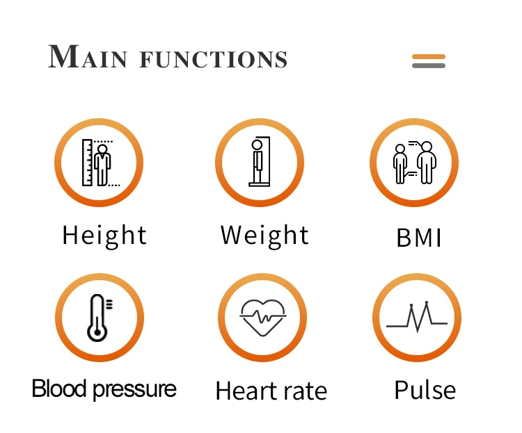 Electronic BMI altura Peso presión arterial equipos Gimnasio cuerpo Analizador Escala