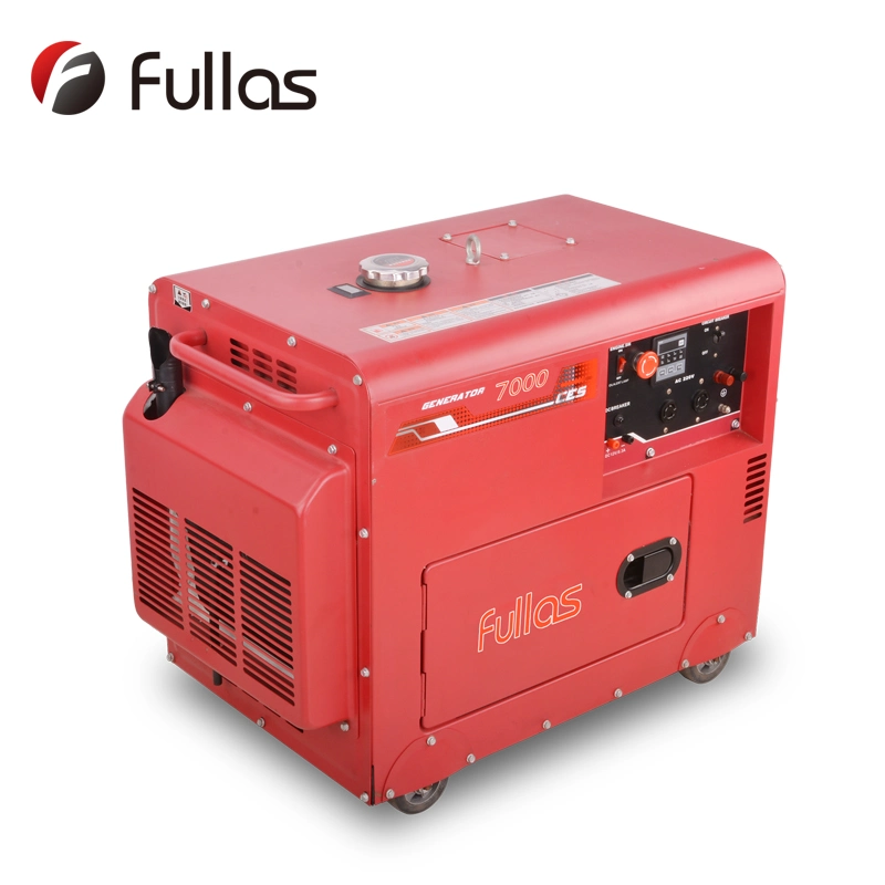 FPD7000CES 60Hz Rated Power 6.0KW Portable Industrial Silent Electric Start Diesel Silent Generator Powered by FP192FE