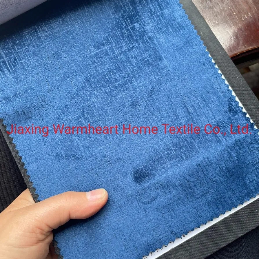 Glue Print Holland Velvet Ready Goods Stock Fabric Sofa Material Sofa Fabric Furniture Material (TELA)