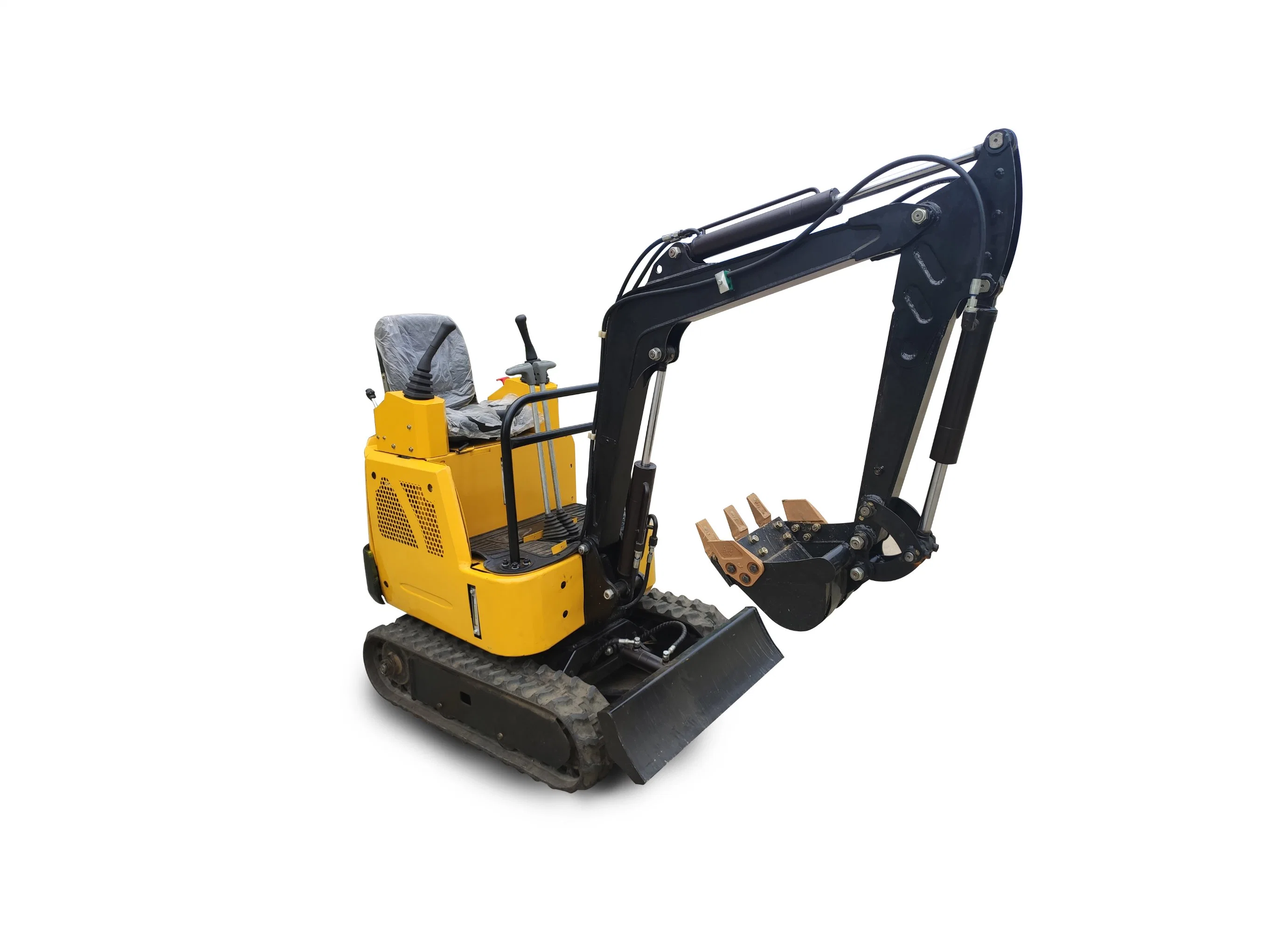 Kv-10 1 Ton Hydraulic Micro Digger for Sale Mini Diggers for Sale Electric Post Hole Digger China Mini Digger