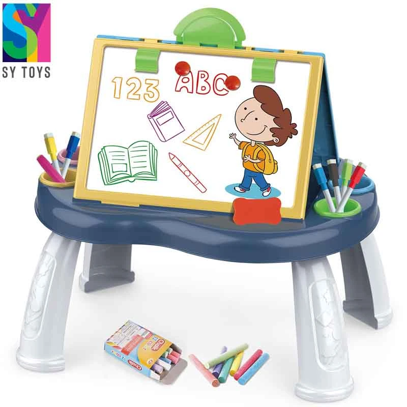 SY portátil Doodle Pad Color Arte borrable Pintura dibujo magnético Escuela de juguetes para niños