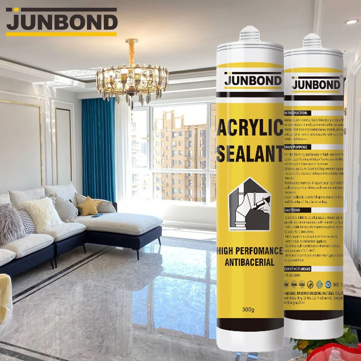 All Purpose Water Based Acrylic Sealant Paintable Silicone Acrylic Sealant