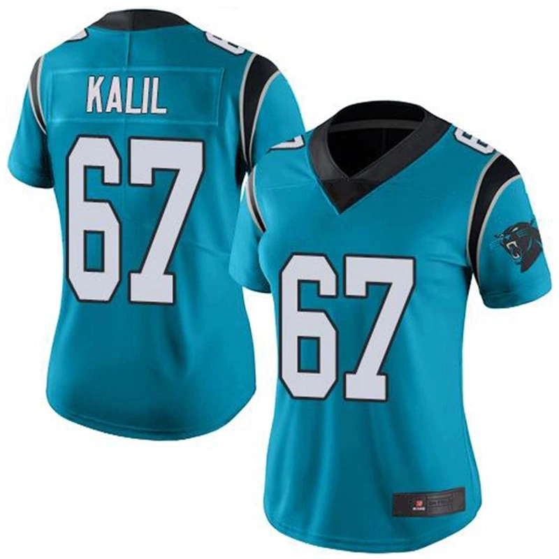 OEM Ryan Kalil Trai Turner Panthers Limited Polyester Football Jerseys