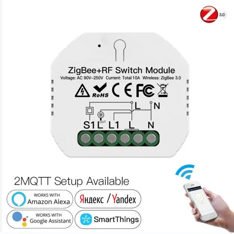 1 Gang Hidden Zigbee 3.0 Switch Module Mini Hidden Type