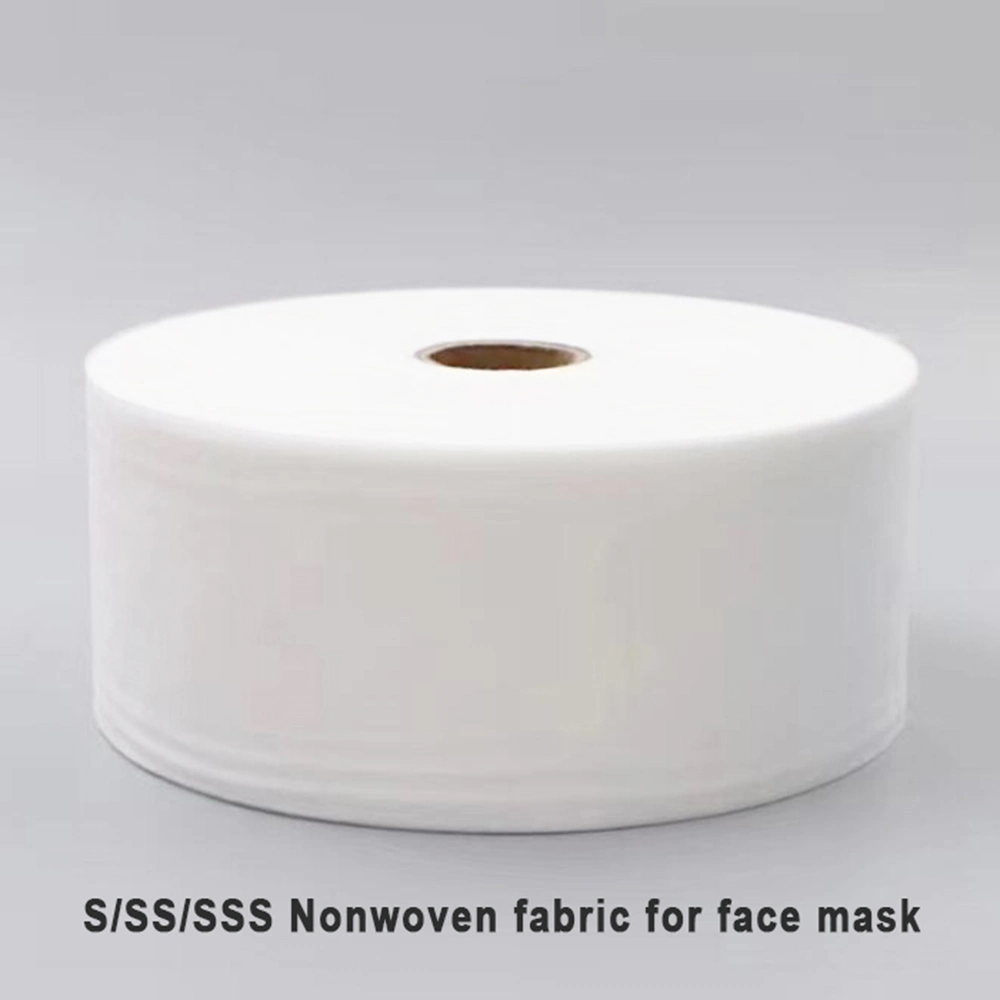 China High quality/High cost performance Spunbond Style 25-50GSM Ss Nonwoven Fabric for Face Mask