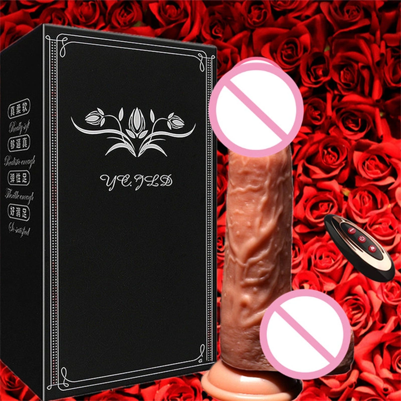 Wireless Remote Heating Rotating Dildo for Woman Clitoris Masturbation