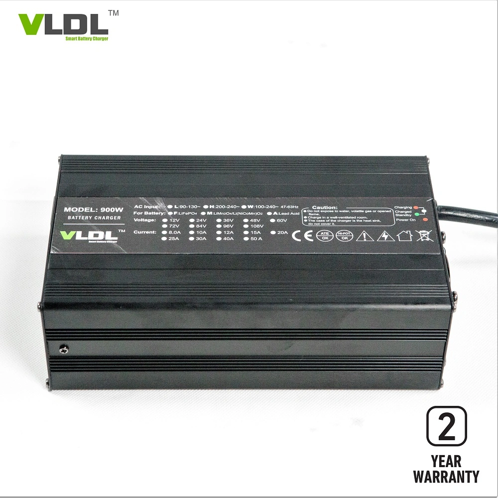 48V 15um carregador de bateria de íon de lítio, Max 50.4V CC CV a carregar