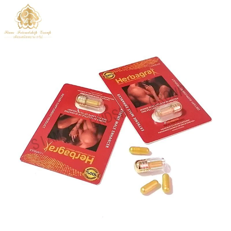 Wholesale/Supplier Sex Power Capsule Packaging Display Box 3D Card Pills