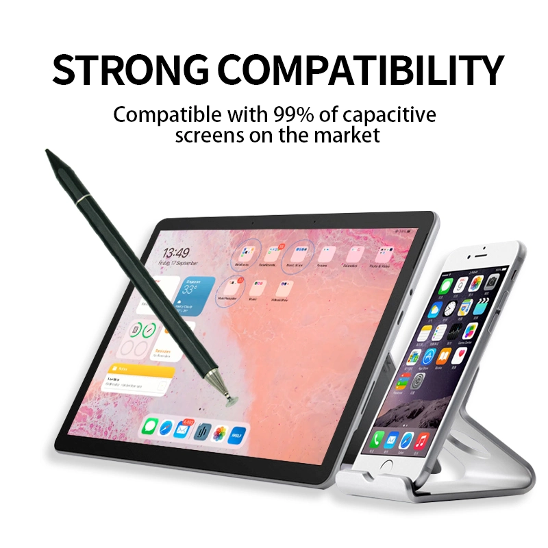 Univeral 2 in 1 Passive Stylus Touch Screen Pen for Tablet