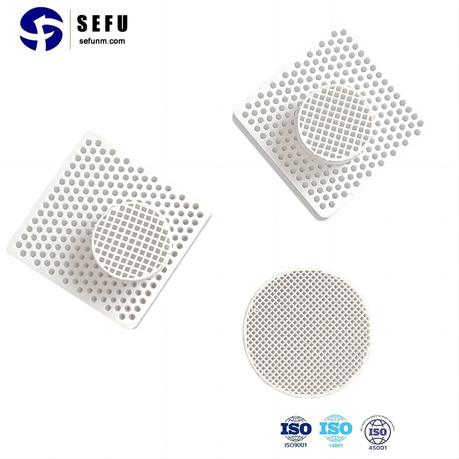 Honeycomb Filter Anti Bacteria Cordierite Ceramic TiO2 Photocatalyst Filter for Air Purifier