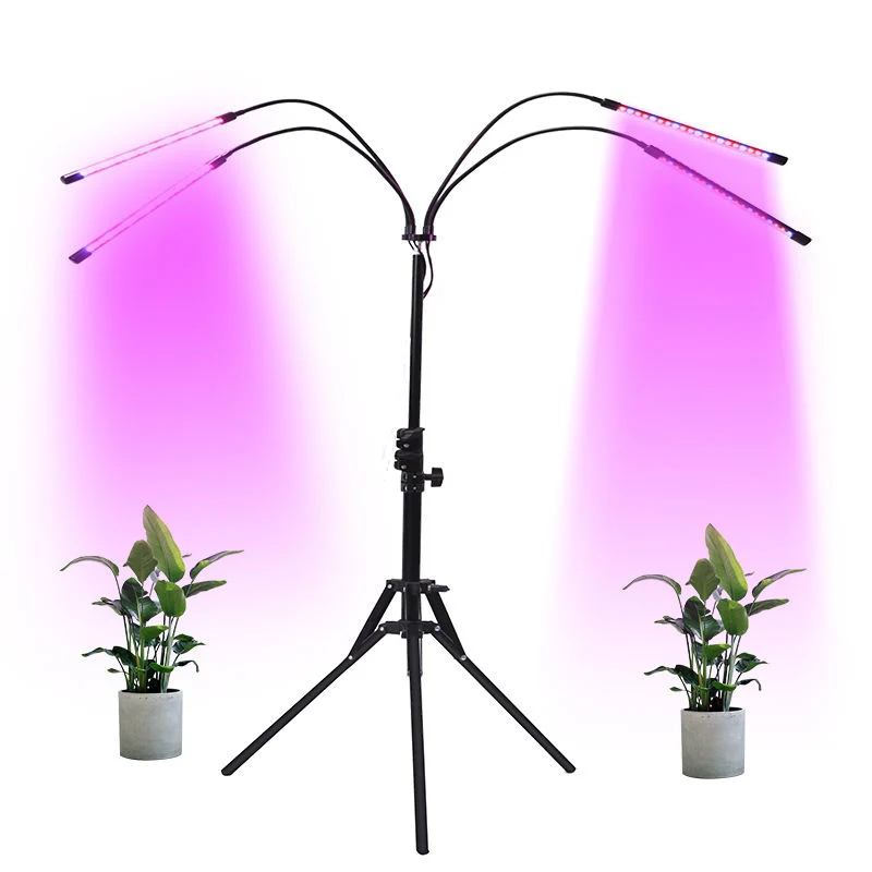 Houseplants cultivo Blooming Cargador montado en el suelo Tripod Stand Full Spectrum Crecimiento