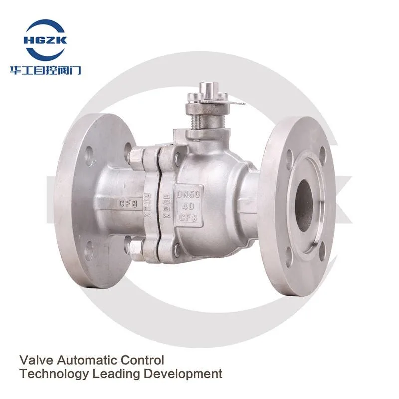 High Platform 2 PC Flange Ball Valve for Actuator