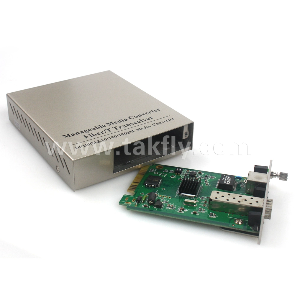 1000m Gigabit Managed SFP Fiber Ethernet Media Converter