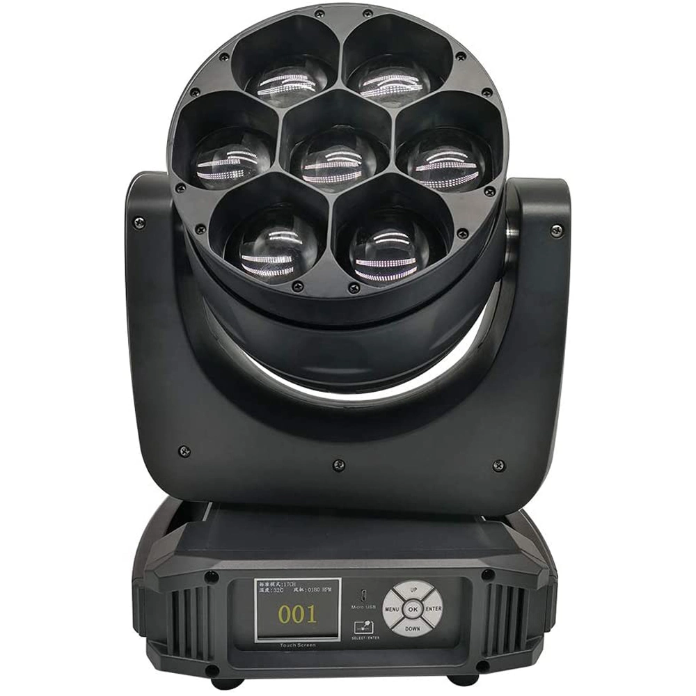 7X40W 4in1 RGBW LED Wash Moving Head Sharpy Stage Light Price Sharp Beam with Zoom
