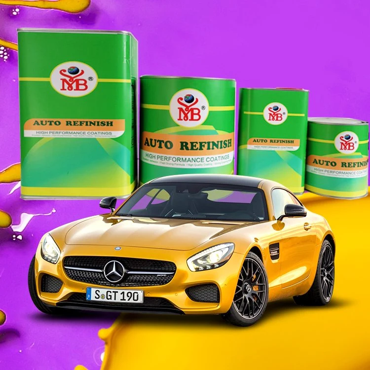 High Solid System 1K Mud Yellow China Automotive Paint