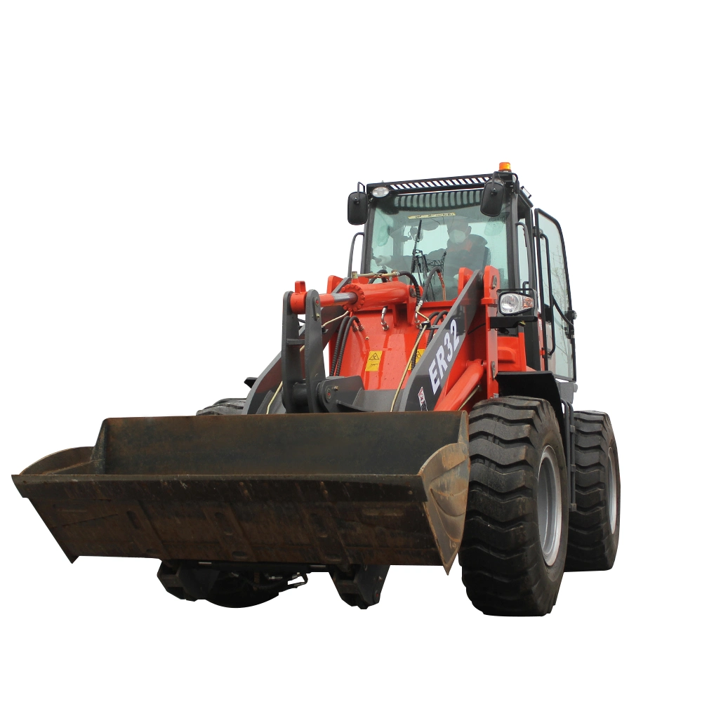 Everun New Design Er32 3.2ton Front Compact Farm Bucket Mini Wheel Loader