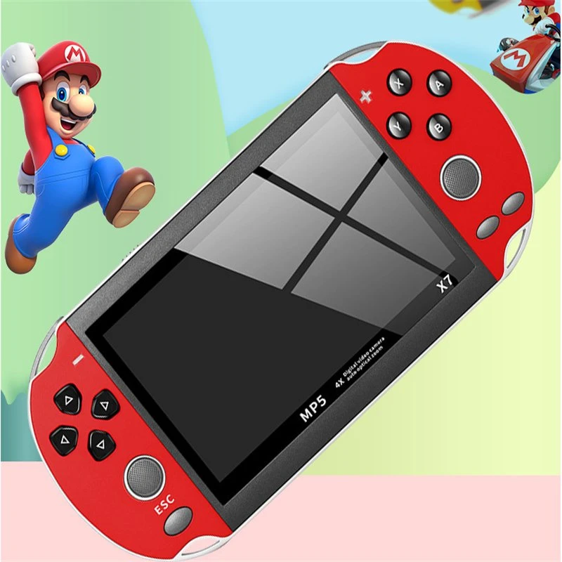 5,1 Zoll X7plus Spielkonsole 7,1 Zoll Spielkonsole 8g Handheld-Spiel