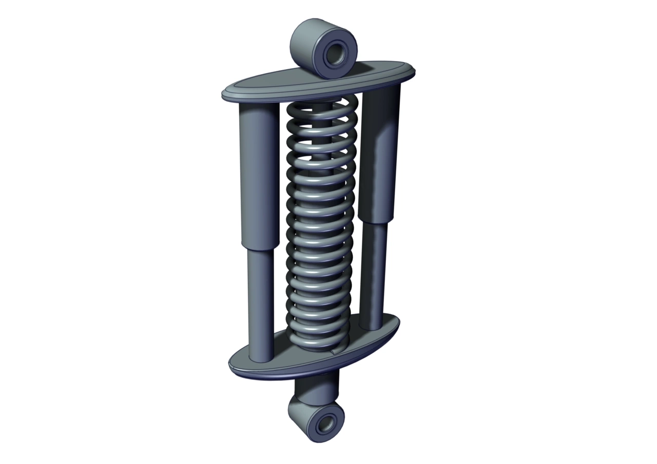 Emu Spring Axle Box Damping Spring Hot Spiral Spring for Crh3 Emu Train