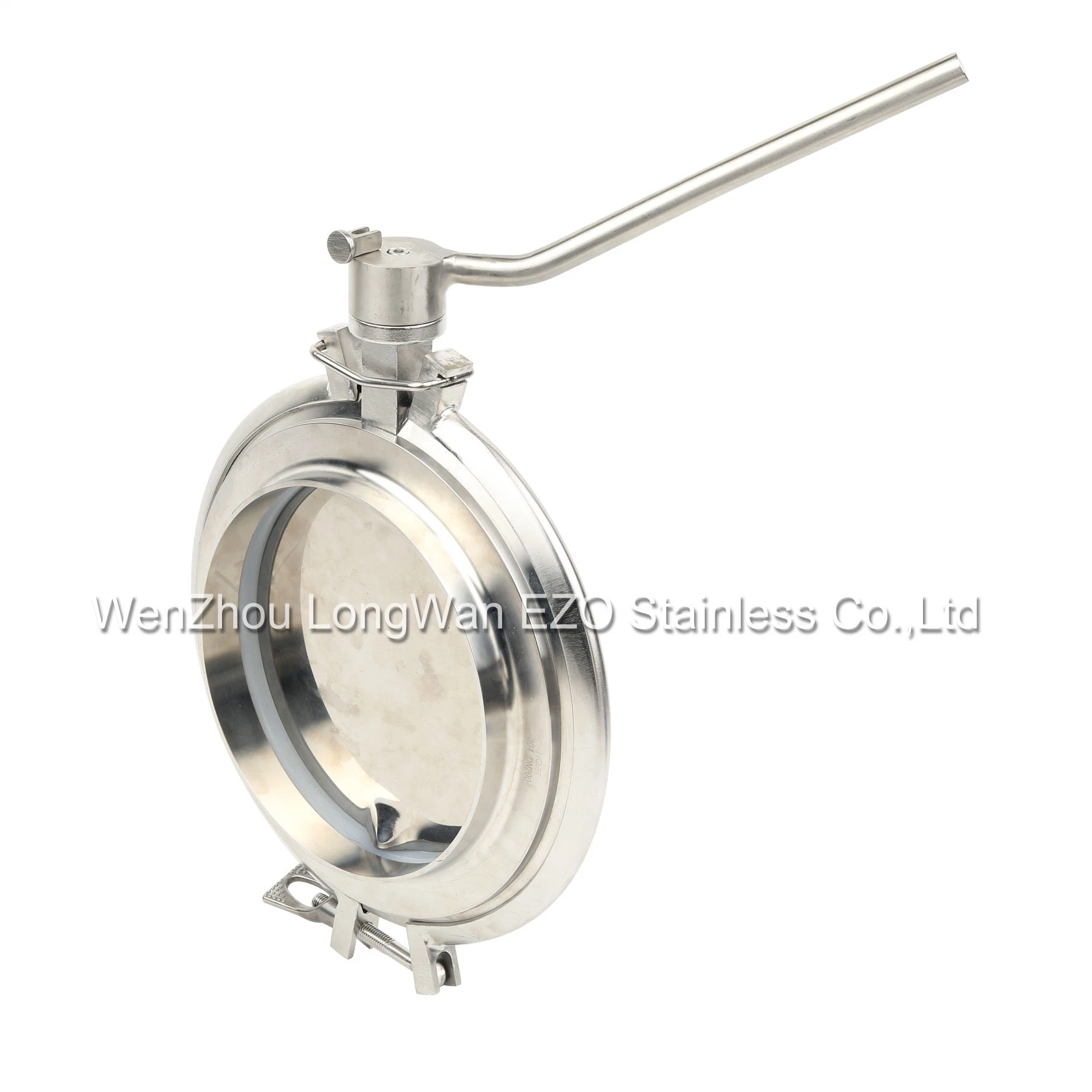 Stainless Steel Sanitary Grade Manual Welded Butterfly Valve (JN-BV1002)