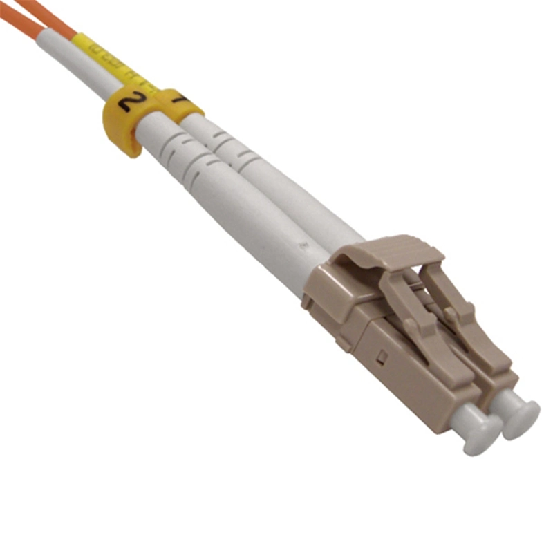 1m LC Upc to FC Upc Duplex 2.0mm PVC Om1 Multimode Fiber Optic Patch Cable