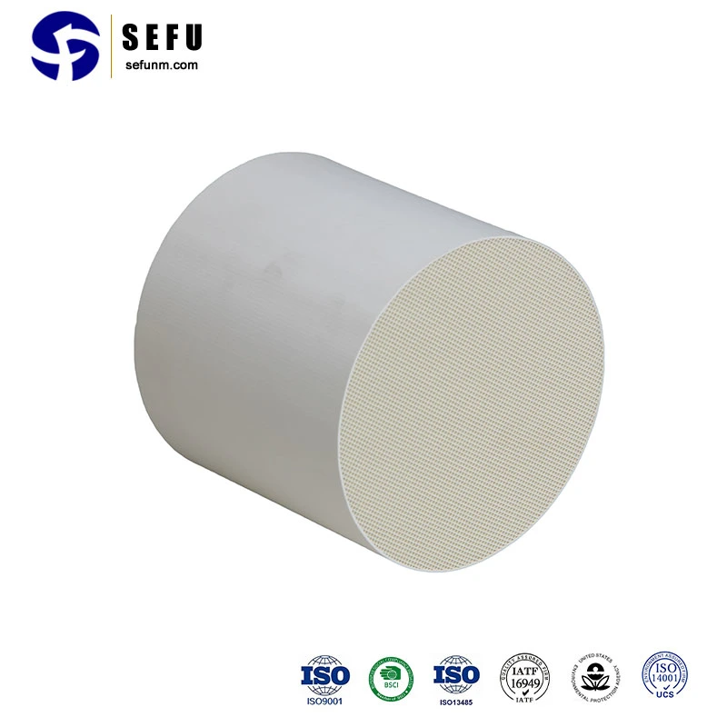 Sefu China Ceramic Substrate Manufacturer Monolith Honeycomb Ceramic Catalyst Substrate 3 Way Catalytic Converter