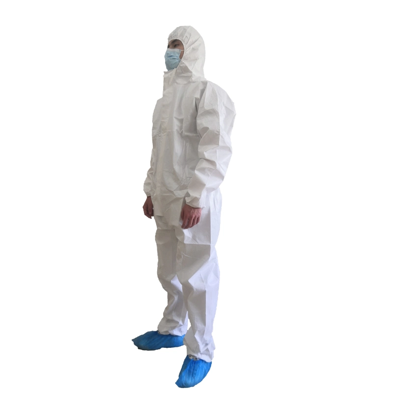 Wholesale/Supplier OEM Disposable Safety Clothes Workwear PPE Coverall Breathable Protective Suits