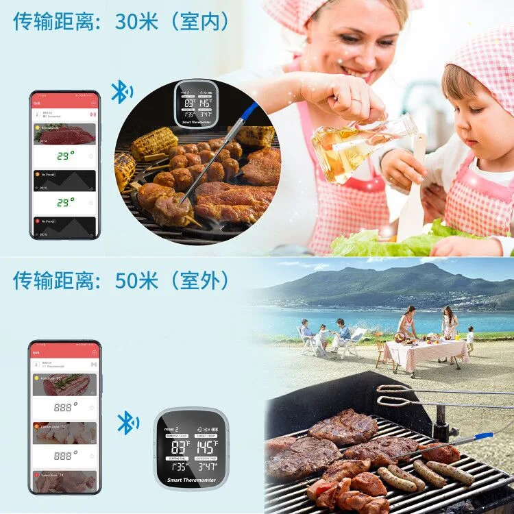 BBQ-6 مقياس حرارة لاسلكي بتقنية Bluetooth® الرقمي