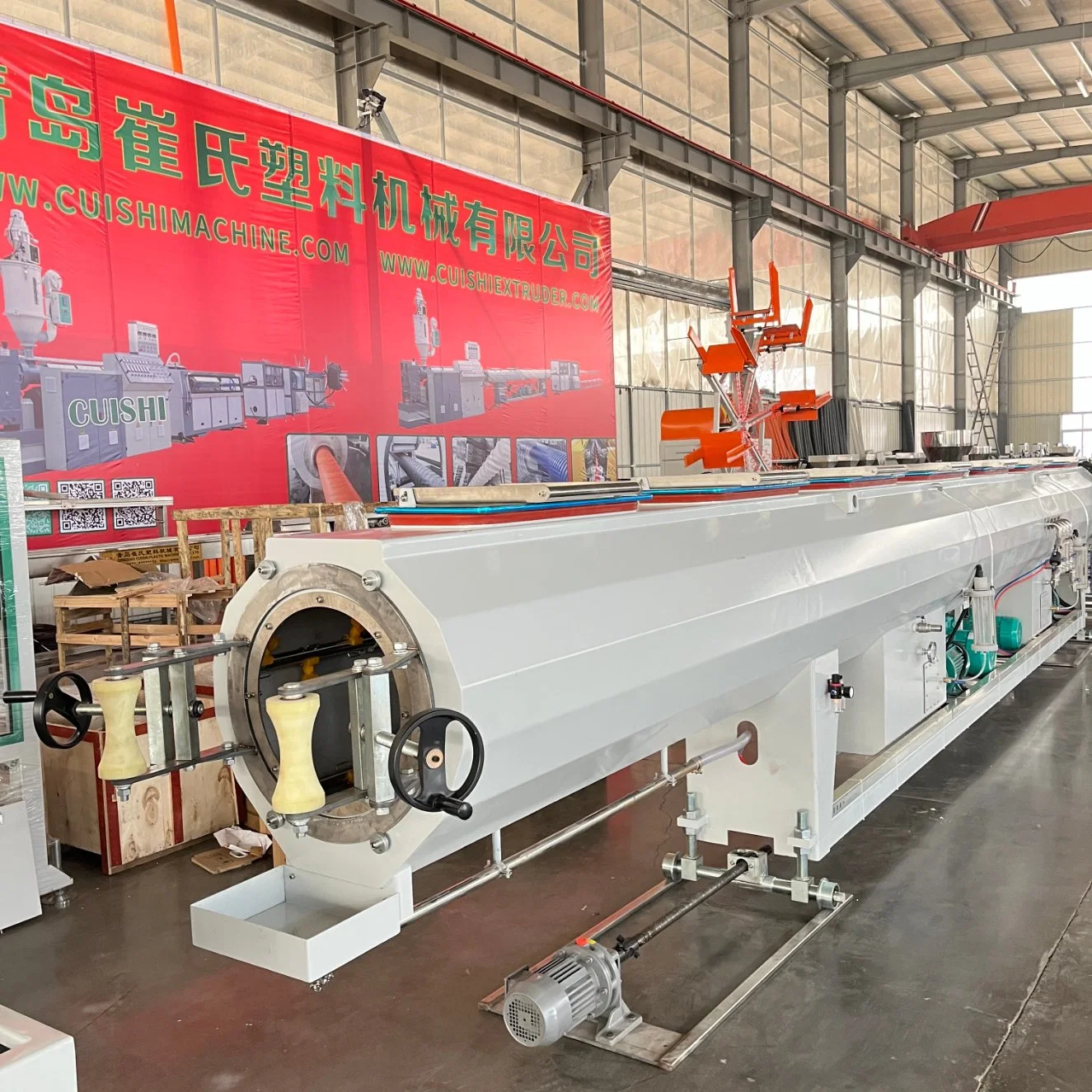 خط طرد الأنابيب Hdpe Pipe Extrusion Line/ خرطوم أنبوب اتصال غاز المياه البلاستيكية إعداد الماكينة/ماكينة الأنابيب البلاستيكية/خط بروز الأنابيب