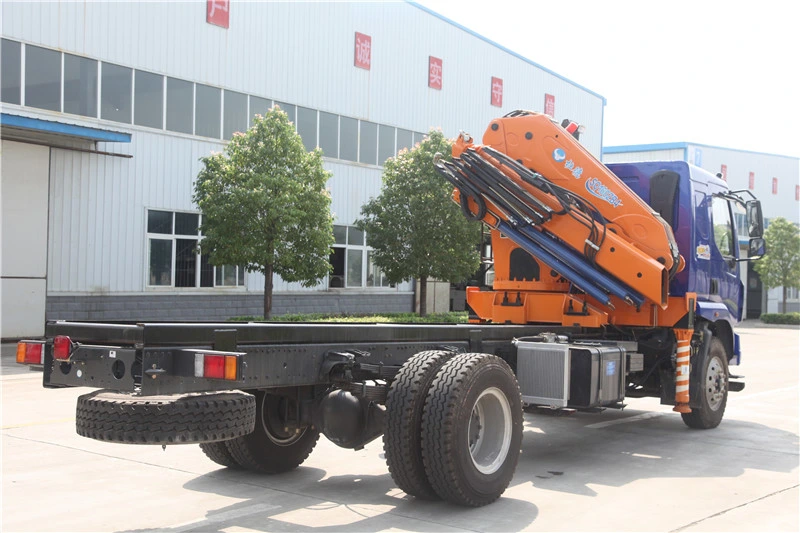 HBQZ  8ton Knuckle Boom Lift Load Mobile Truck Mounted Crane