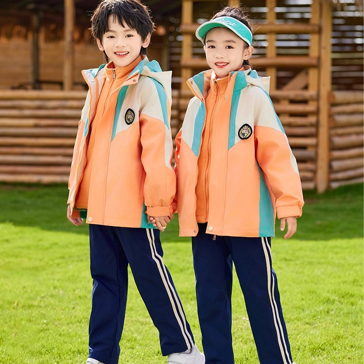 Winter Wholesale High Quality Kids Outdoor Sport Windproof Interchange Jackets