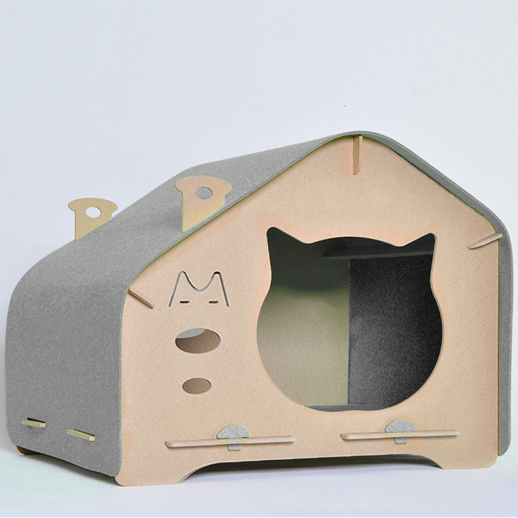 Design Natura Dog Kennel Wooden Cat House